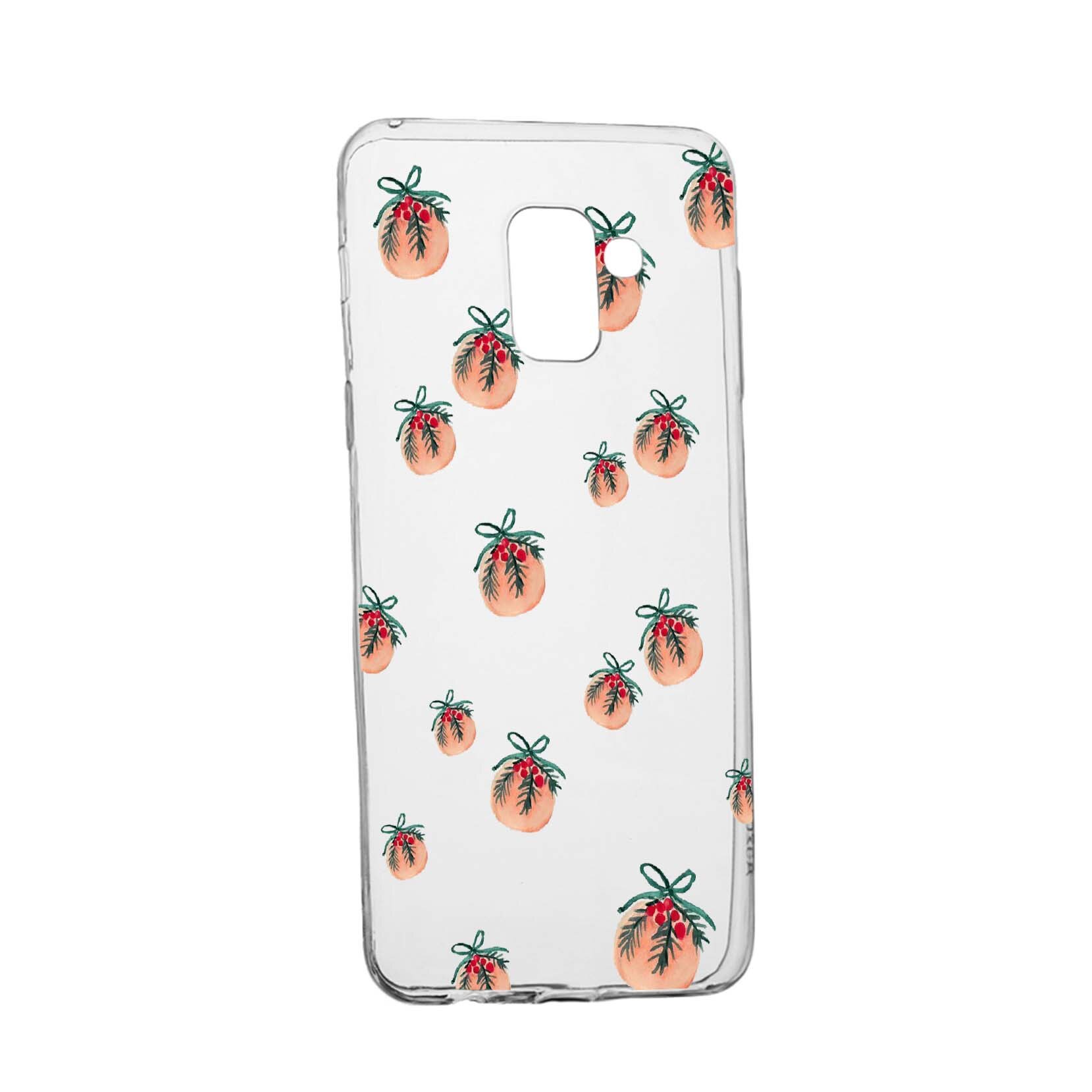 Husa de protectie Craciun, Christmas, pentru Samsung Galaxy A8 2018 Plus, rezistenta la uzura, anti-alunecare, din silicon Premium, 339