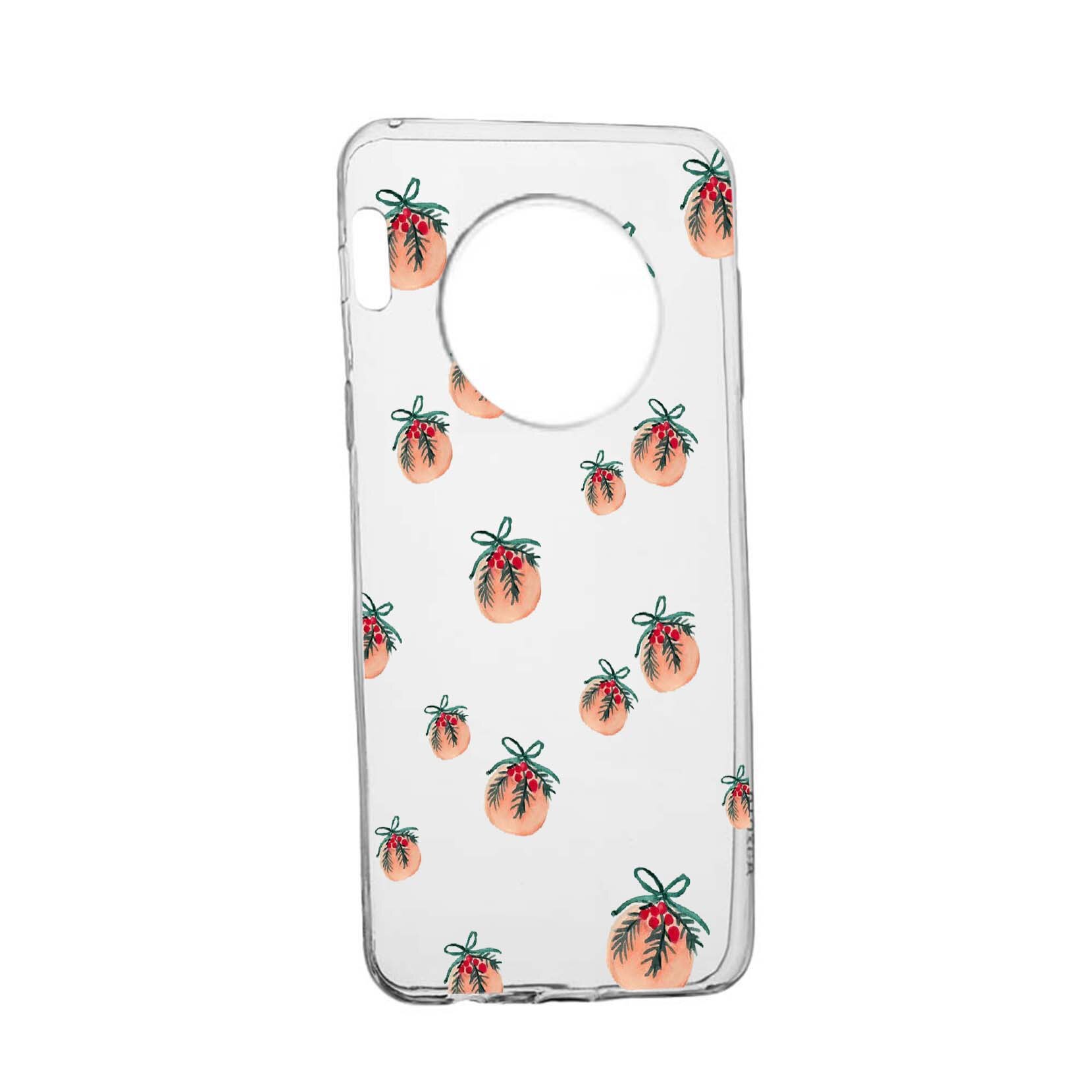 Husa de protectie Craciun, Christmas, pentru Huawei Mate 30, rezistenta la uzura, anti-alunecare, din silicon Premium, 339