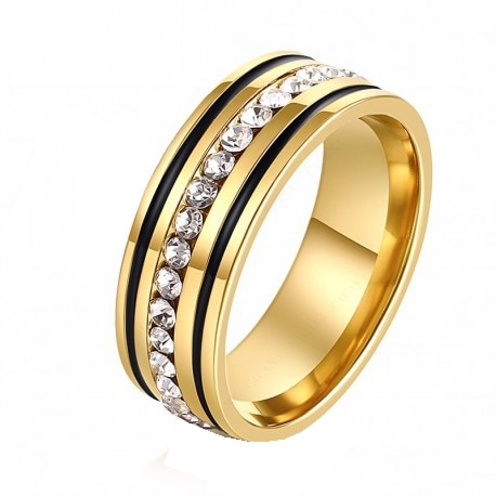 Inel dama M5.1 FabulousByViolet, inox - masura 7