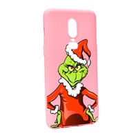 Husa de protectie Craciun, Christmas Grinch pentru OnePlus 6, rezistenta la uzura, anti-alunecare, din silicon Premium, P322