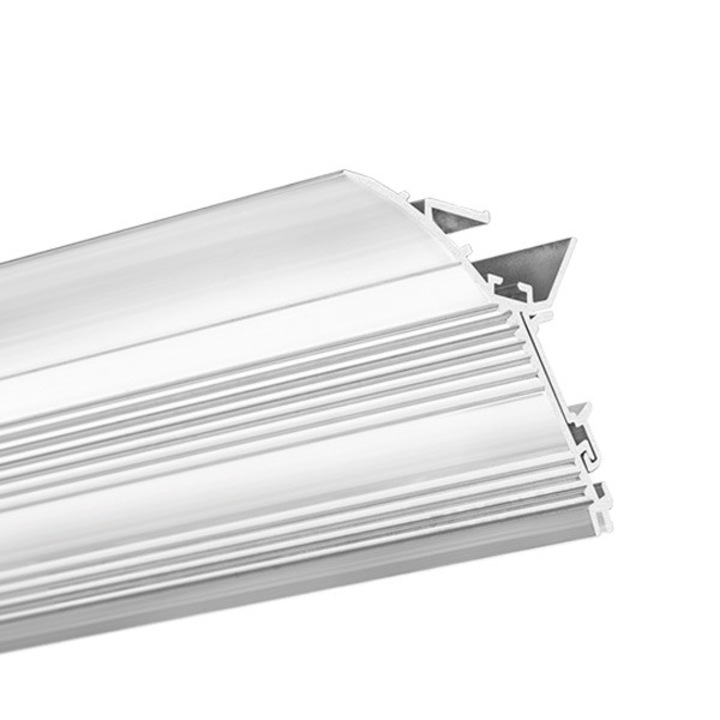Profil aluminiu Klus, model LIT-L pentru banda led, 1m