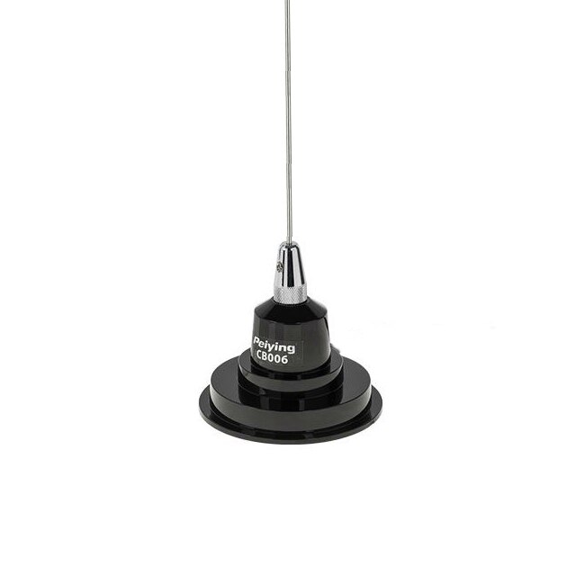 Antena Auto CB, Peiying, 100 cm, 26-28 Mhz, 150W, Prindere Magnet
