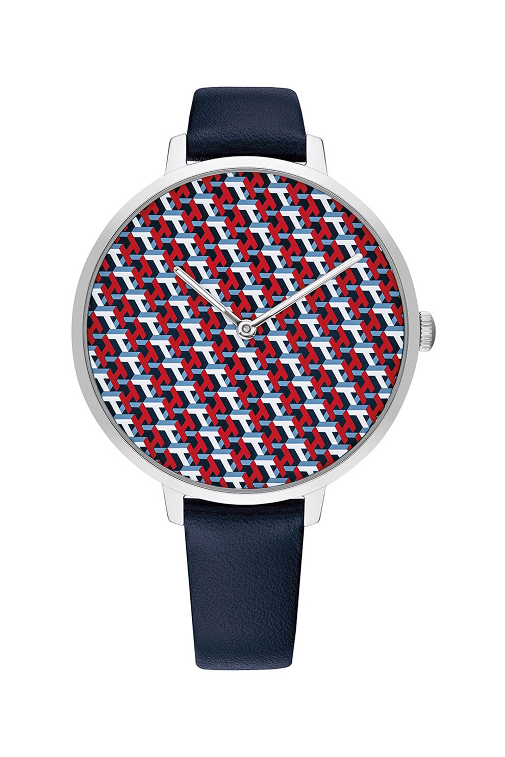 Tommy Hilfiger, Ceas cu o curea de piele, Bleumarin