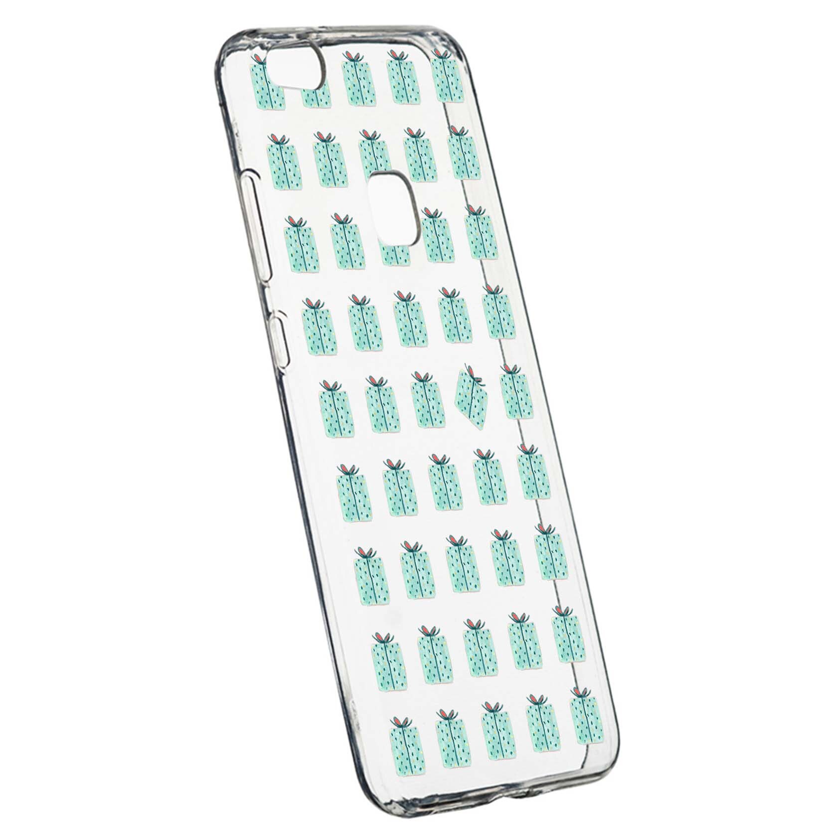 Husa de protectie Craciun, Christmas, box pentru Huawei P10 Lite, rezistenta la uzura, anti-alunecare, din silicon Premium, 342