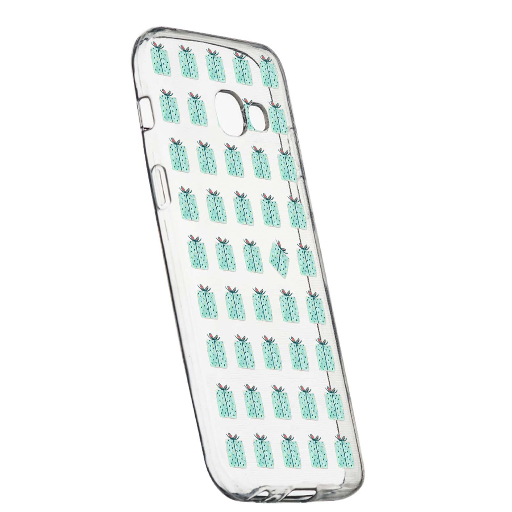 Husa de protectie Craciun, Christmas, box pentru Samsung Galaxy J4 Plus 2018, rezistenta la uzura, anti-alunecare, din silicon Premium, 342