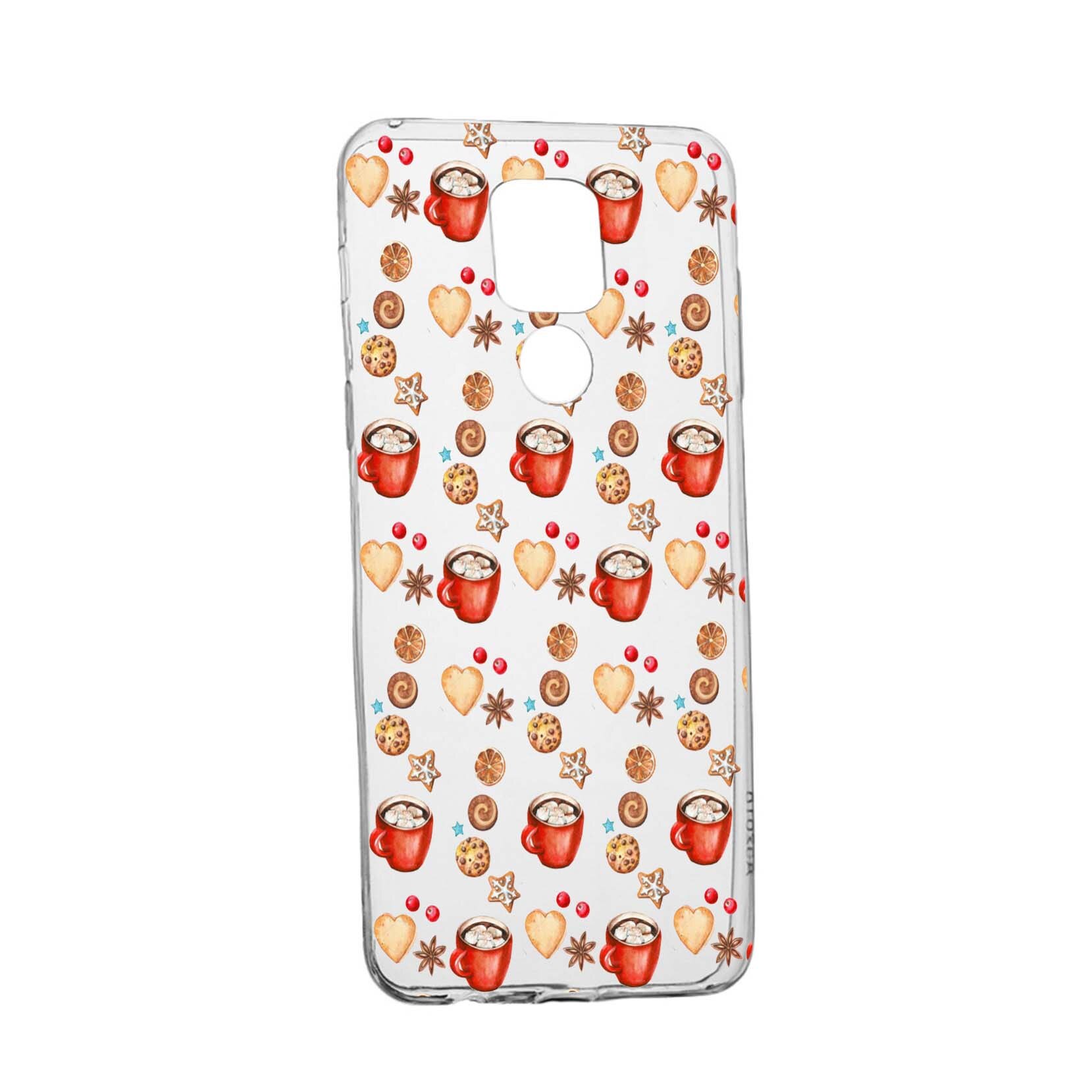 Husa de protectie Craciun, Christmas, coffee pentru Huawei Mate 20 X, rezistenta la uzura, anti-alunecare, din silicon Premium, 343