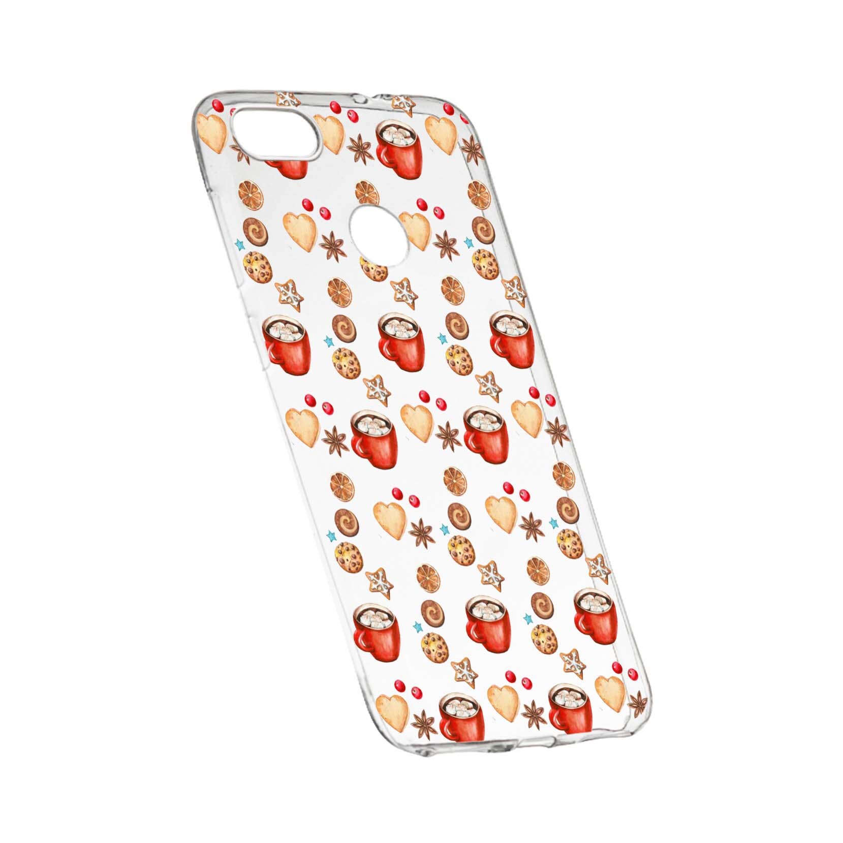 Husa de protectie Craciun, Christmas, coffee pentru Huawei Honor 8 Pro, rezistenta la uzura, anti-alunecare, din silicon Premium, 343