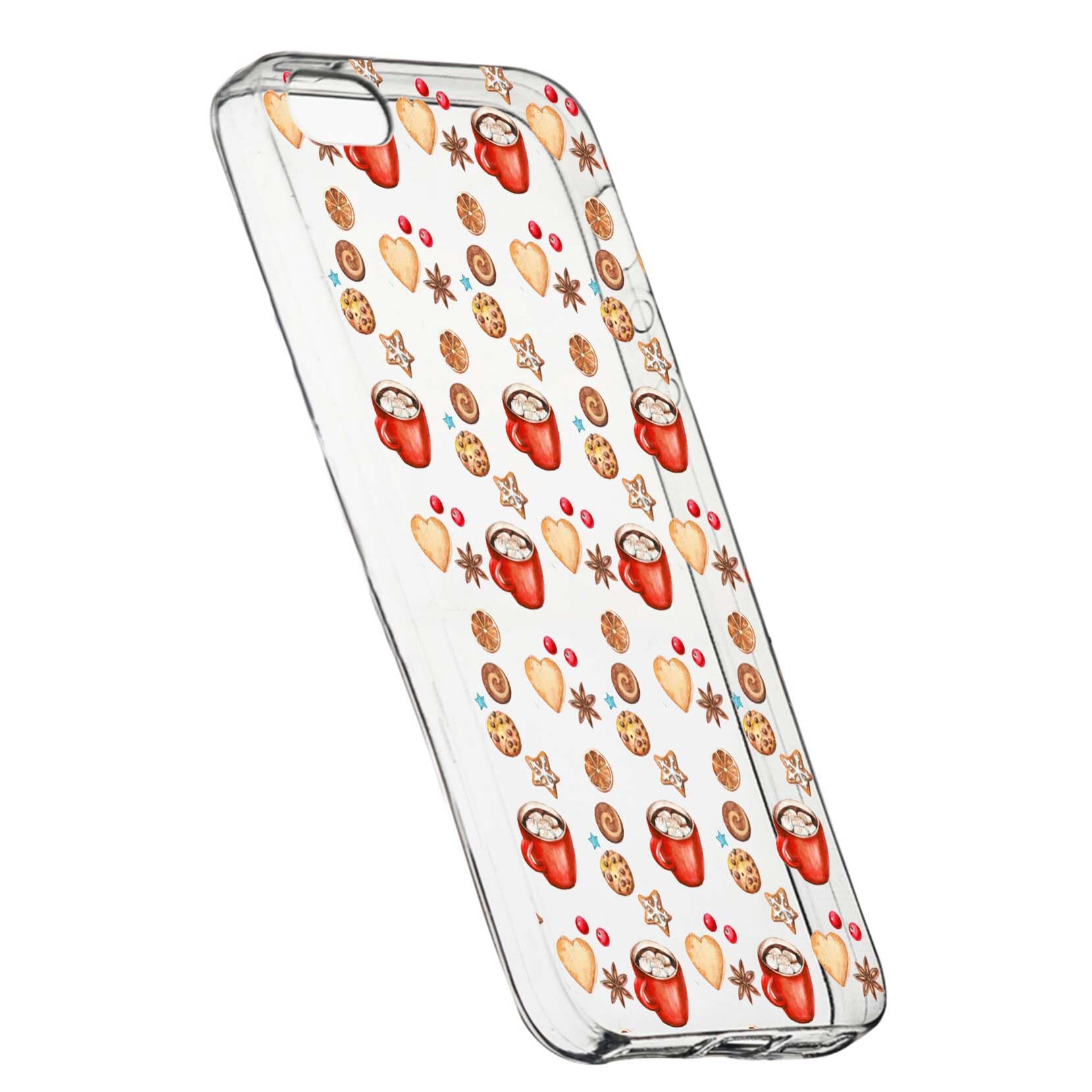 Husa de protectie Craciun, Christmas, coffee pentru Xiaomi Mi5S, rezistenta la uzura, anti-alunecare, din silicon Premium, 343