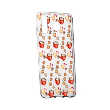 Husa de protectie Craciun, Christmas, coffee pentru Samsung Galaxy A30, rezistenta la uzura, anti-alunecare, din silicon Premium, 343 Husa de protectie Craciun, Christmas, coffee pentru Samsung Galaxy A30, rezistenta la uzura, anti-alunecare, din silicon Premium, 343