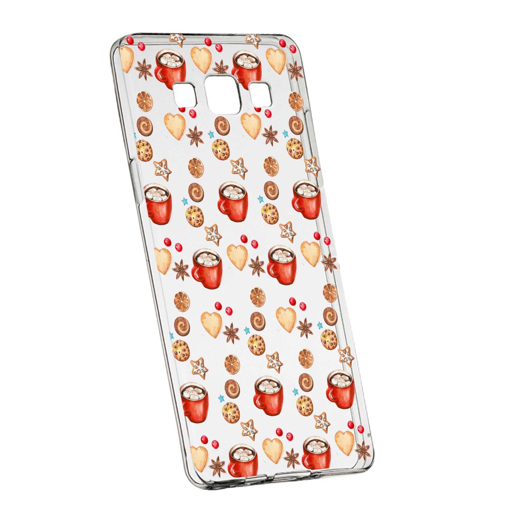 Husa de protectie Craciun, Christmas, coffee pentru Samsung Galaxy J5 2016, rezistenta la uzura, anti-alunecare, din silicon Premium, 343