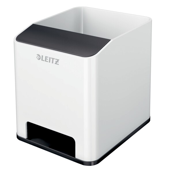 Suport instrumente de scris Leitz WOW cu amplificare sunet, culori duale, negru