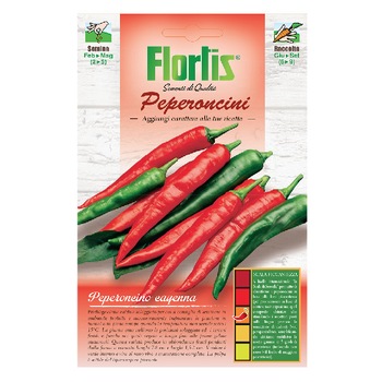 Seminte Ardei iute De Cayenne, plic 2,5 grame Seminte Ardei iute De Cayenne, plic 2,5 grame