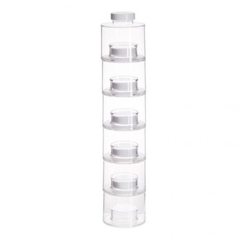 Set condimente Spice Tower, 6 recipiente, transparent Set condimente Spice Tower, 6 recipiente, transparent