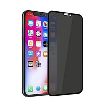 Folie din sticla securizata 5D/6D PRIVACY, lipici pe toata suprafata, pentru Apple Iphone XS MAX, neagra Folie din sticla securizata 5D/6D PRIVACY, lipici pe toata suprafata, pentru Apple Iphone XS MAX, neagra