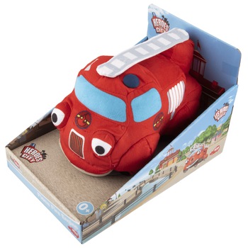 Masina de pompieri din plus Heroes of the City Dickie Toys, personaj Fiona, Rosu Masina de pompieri din plus Heroes of the City Dickie Toys, personaj Fiona, Rosu