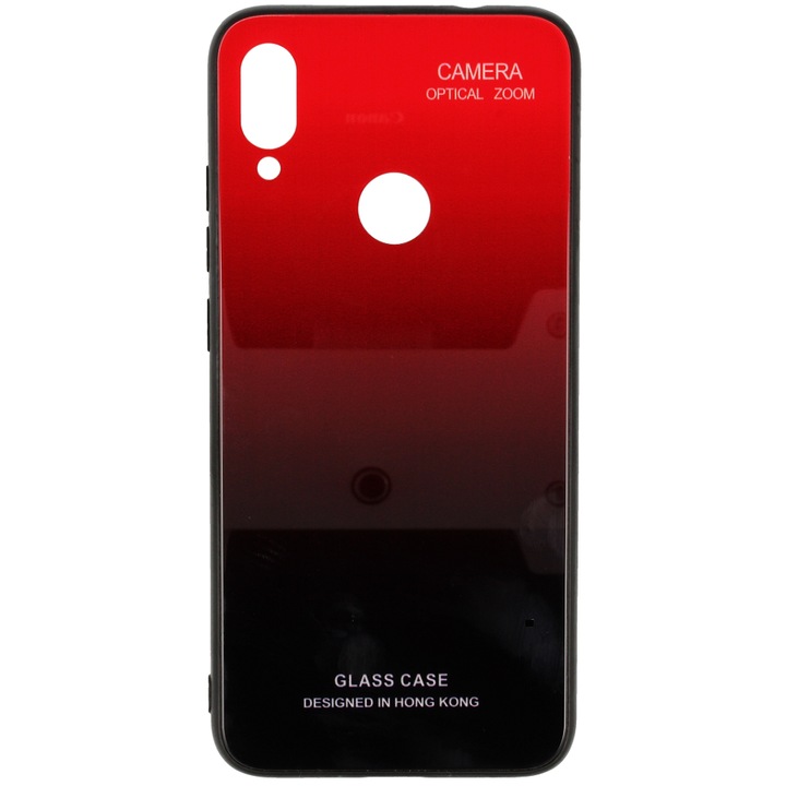 Husa Xiaomi Redmi 8A Glass Gradient Red