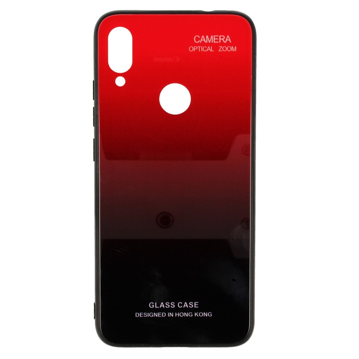Калъф Xiaomi Redmi 8A Glass Gradient Red
