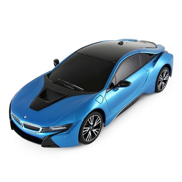 Masina Rastar, BMW i8 1:18 RTR cu telecomanda - Albastru