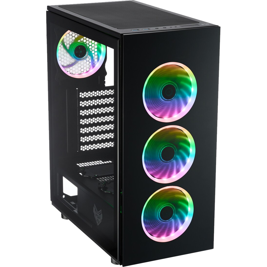 Carcasa FSP CMT340, Mid-Tower, fara sursa, ATX, Black