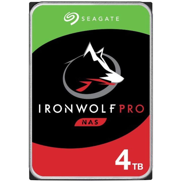 Хард диск Seagate IronWolf Pro 4TB, 7200RPM, 256MB cache, SATA III