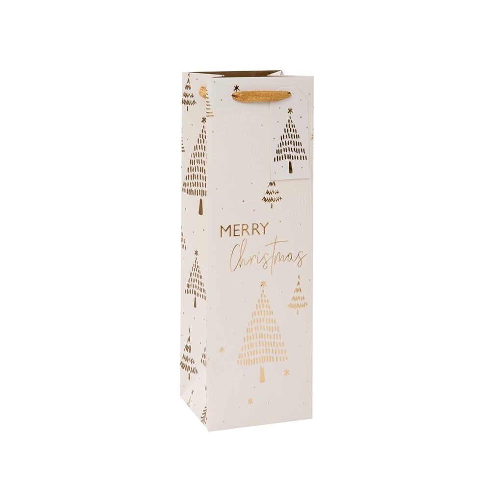 Punga cadou pentru sticla - Merry Christmas Trees