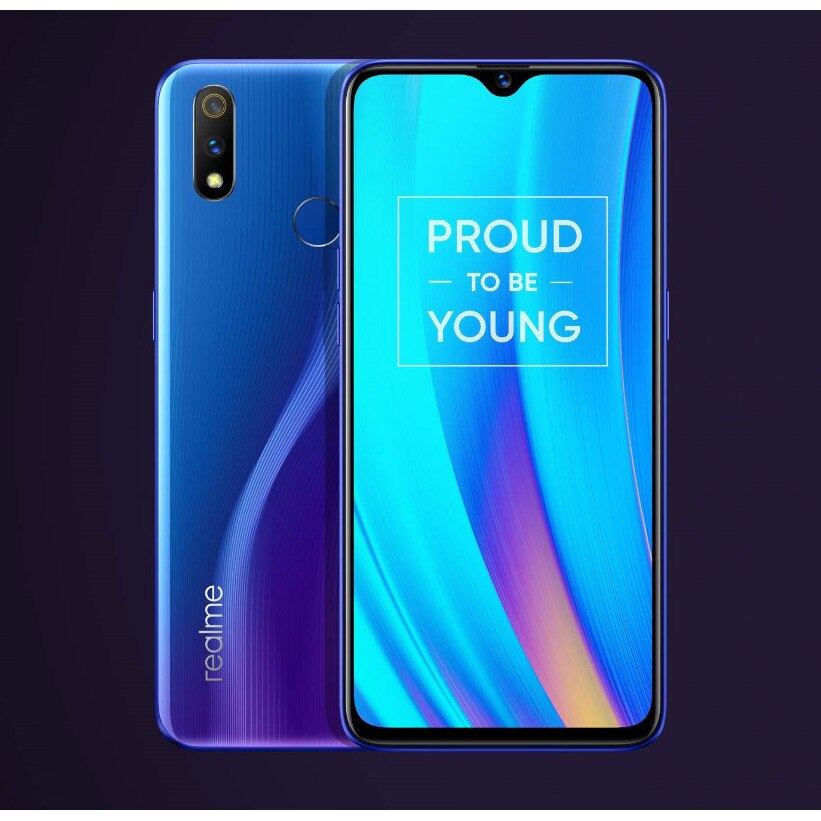Смартфон Realme 3 Pro 64GB/4GB, Nitro Blue - eMAG.bg