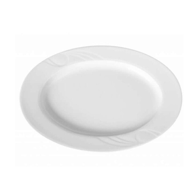 Platou oval din portelan 24x17cm Colectia KARIZMA KZM 24 KY