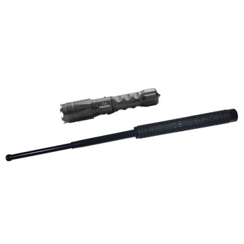 Kit pentru Agentii de paza format din Electrosoc cu lanterna cu acumulator si incarcator auto si baston 50 cm Kit pentru Agentii de paza format din Electrosoc cu lanterna cu acumulator si incarcator auto si baston 50 cm