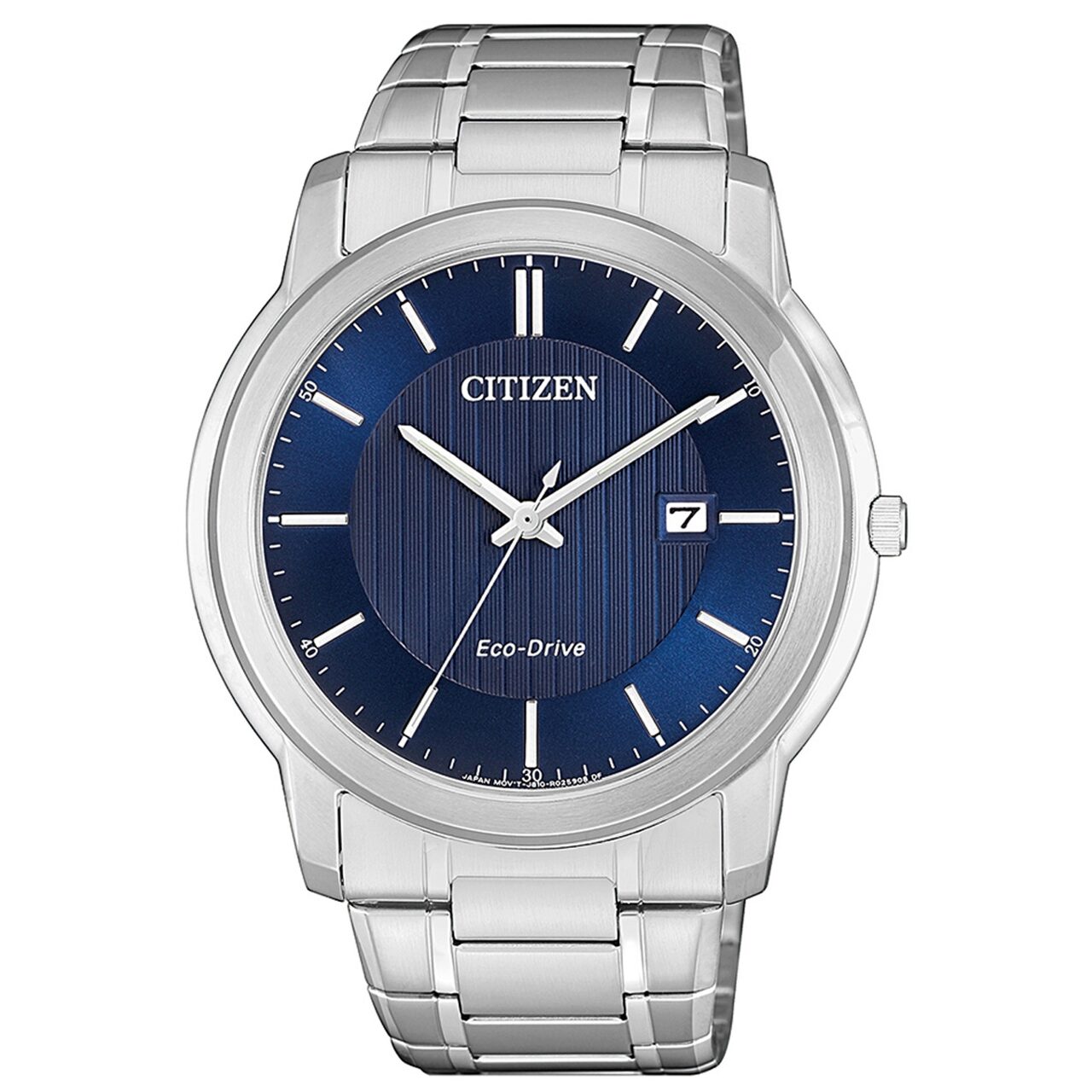 Ceas barbatesc Citizen AW1211-80L Eco-Drive, 41mm, 5ATM, Argintiu
