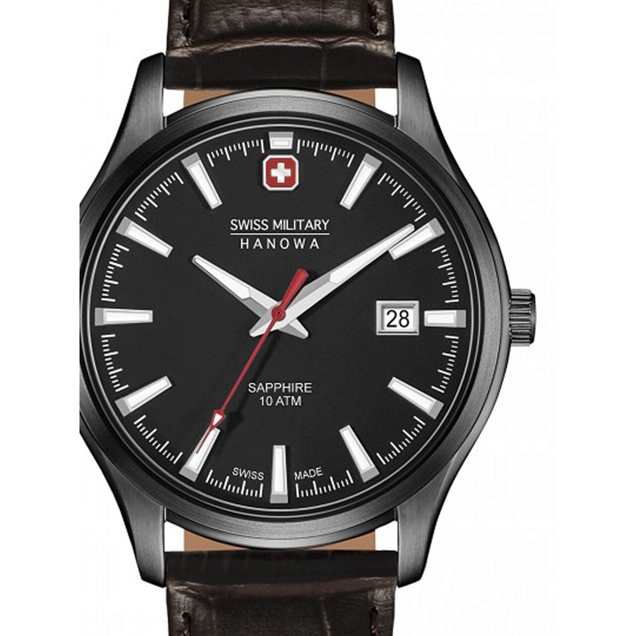 Ceas barbatesc Swiss Military Hanowa 06-4303.13.007 Major, 40mm, 10ATM, Negru