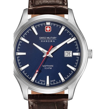 Ceas barbatesc Swiss Military Hanowa 06-4303.04.003 Major, 40mm, 10ATM, Argintiu Ceas barbatesc Swiss Military Hanowa 06-4303.04.003 Major, 40mm, 10ATM, Argintiu