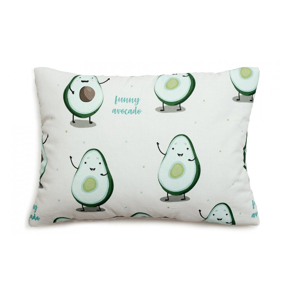 Perna Minky Avocado, Pulp, Bumbac, 30x40 cm, Multicolor