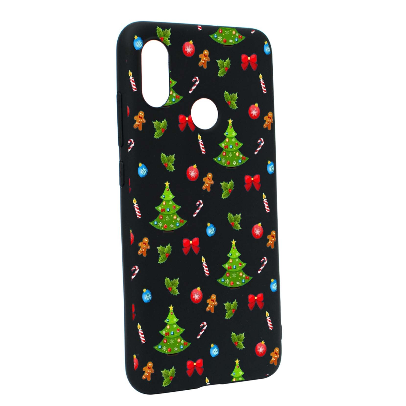 Husa de protectie Craciun, Christmas pentru Xiaomi Mi A2 Lite / Redmi 6 Pro, rezistenta la uzura, anti-alunecare, din silicon Premium, B337