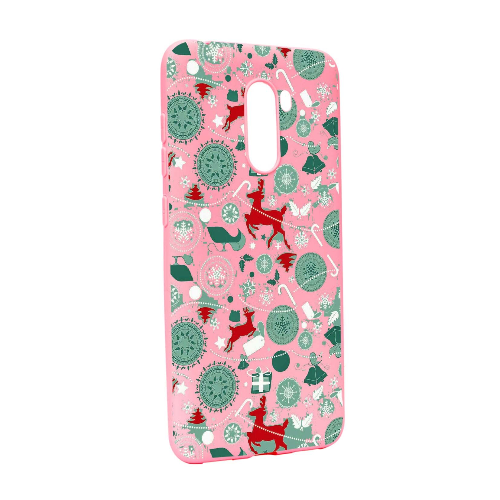 Husa de protectie Craciun, Christmas Reindeer pentru Xiaomi PocoPhone F1, rezistenta la uzura, anti-alunecare, din silicon Premium, P334