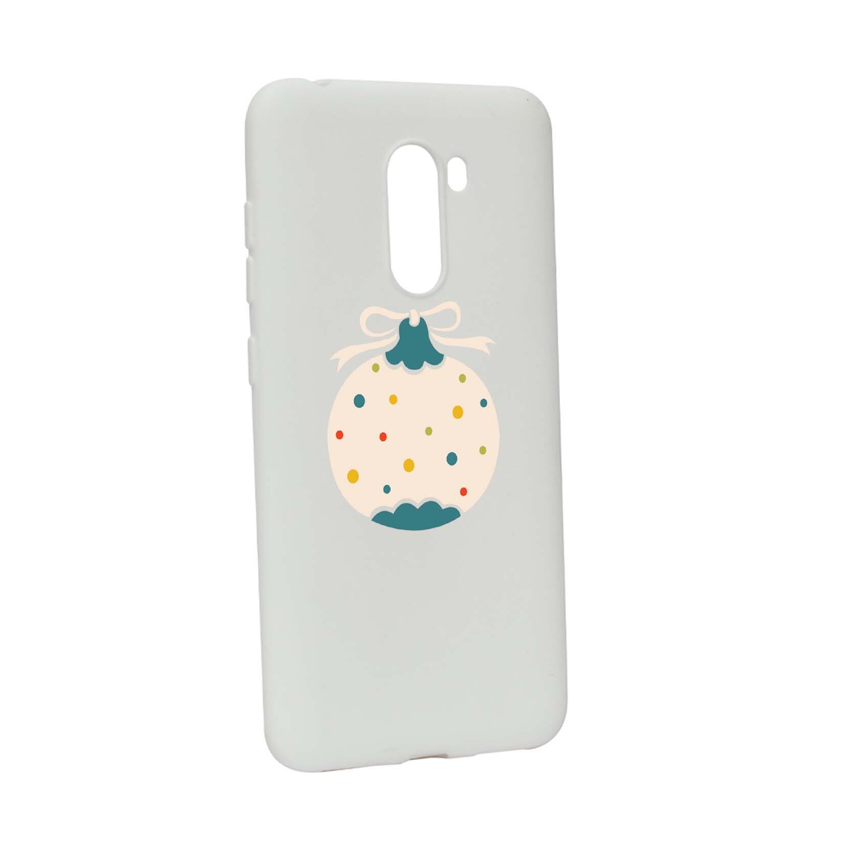 Husa de protectie Craciun, Christmas Globe pentru Xiaomi PocoPhone F1, rezistenta la uzura, anti-alunecare, din silicon Premium, W331