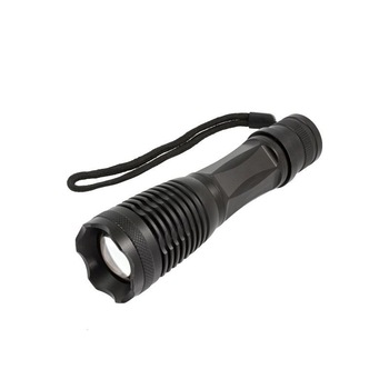 Lanterna tactica 10W LED CREE, ProCart, 4 moduri iluminare, Zoom, raza 800 m, 1800 lm, acumulator, negru Lanterna tactica 10W LED CREE, ProCart, 4 moduri iluminare, Zoom, raza 800 m, 1800 lm, acumulator, negru
