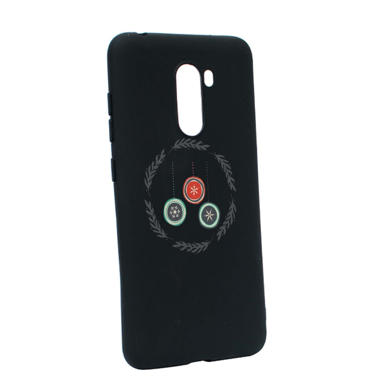 Husa de protectie Craciun, Christmas pentru Xiaomi PocoPhone F1, rezistenta la uzura, anti-alunecare, din silicon Premium, B333