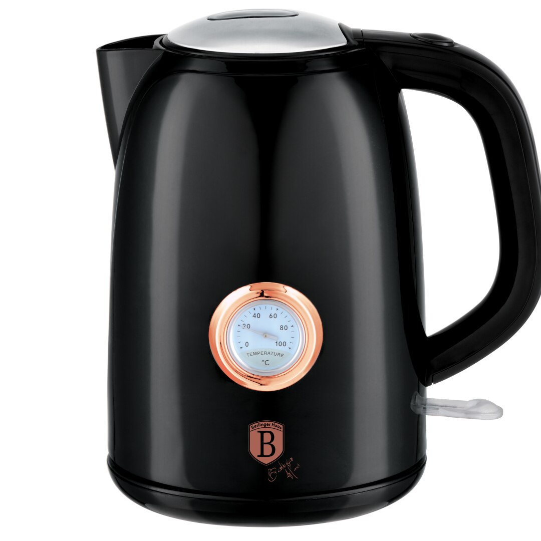 Ceainic electric Berlinger Haus BH9077, negru, 1.7L