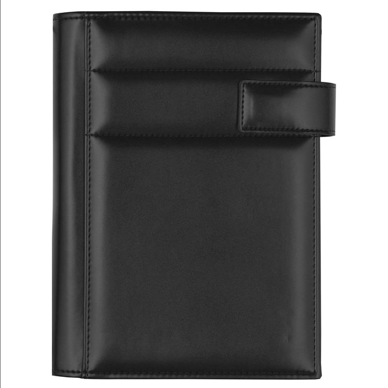 Agenda Premium, Piele sintetica, 17x24 cm, black, nedatata