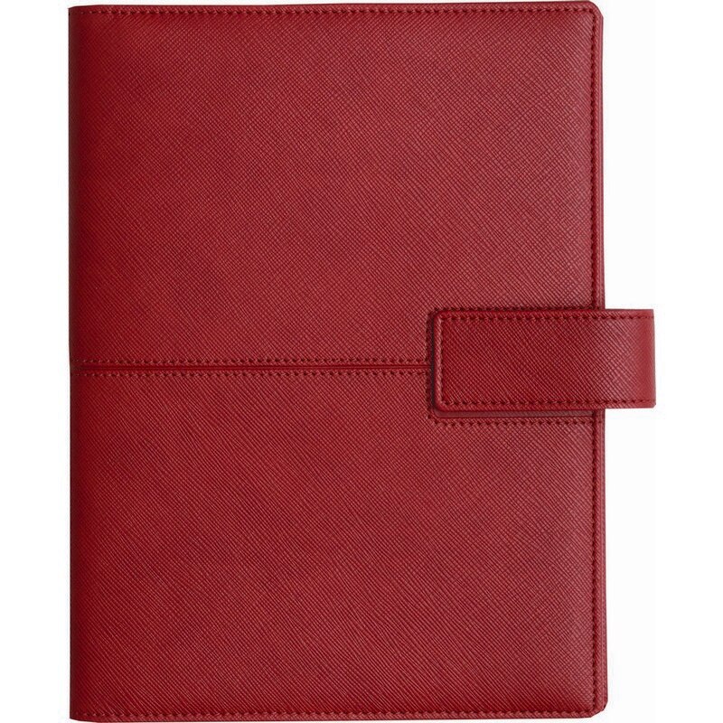 Agenda Premium, Piele sintetica, 17x24 cm, red, nedatata