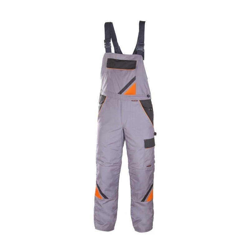 Pantaloni cu pieptar pentru iarna, Professional gri, marimea 46