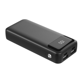 Baterie portabila Platinet 44999, 10000mAh Polymer, intrare USB-C si microUSB, 2xUSB 2.1A iesire, neagra Baterie portabila Platinet 44999, 10000mAh Polymer, intrare USB-C si microUSB, 2xUSB 2.1A iesire, neagra
