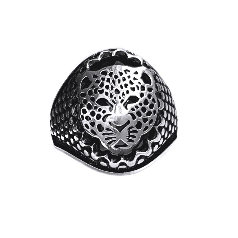 Inel argint 925 cu jaguar leopard puma si zirconiu 13337