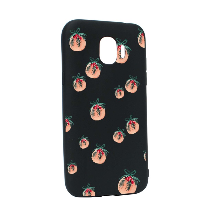 Husa de protectie Craciun, Christmas pentru Samsung Galaxy J4 2018, rezistenta la uzura, anti-alunecare, din silicon Premium, B339