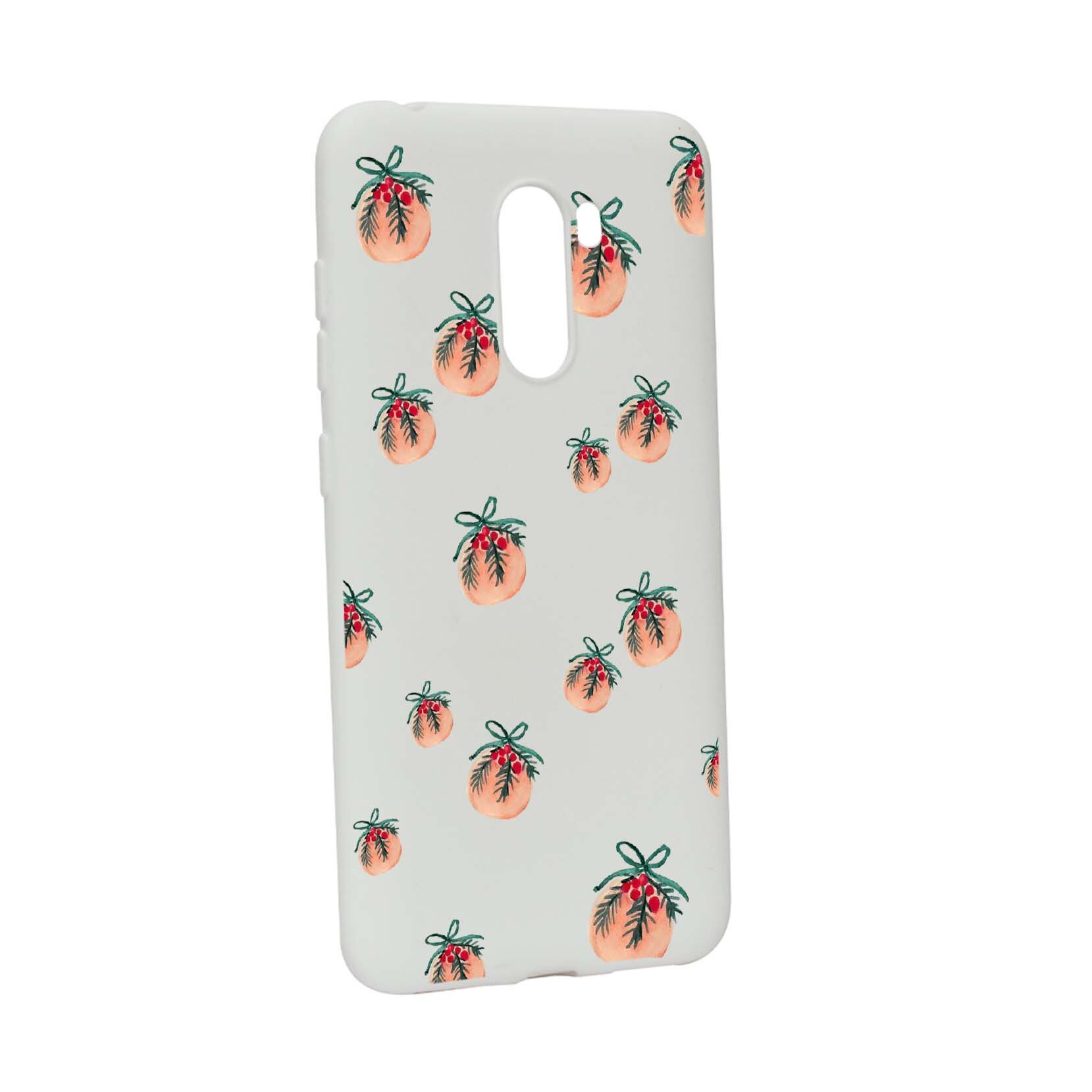 Husa de protectie Craciun, Christmas pentru Xiaomi PocoPhone F1, rezistenta la uzura, anti-alunecare, din silicon Premium, W339