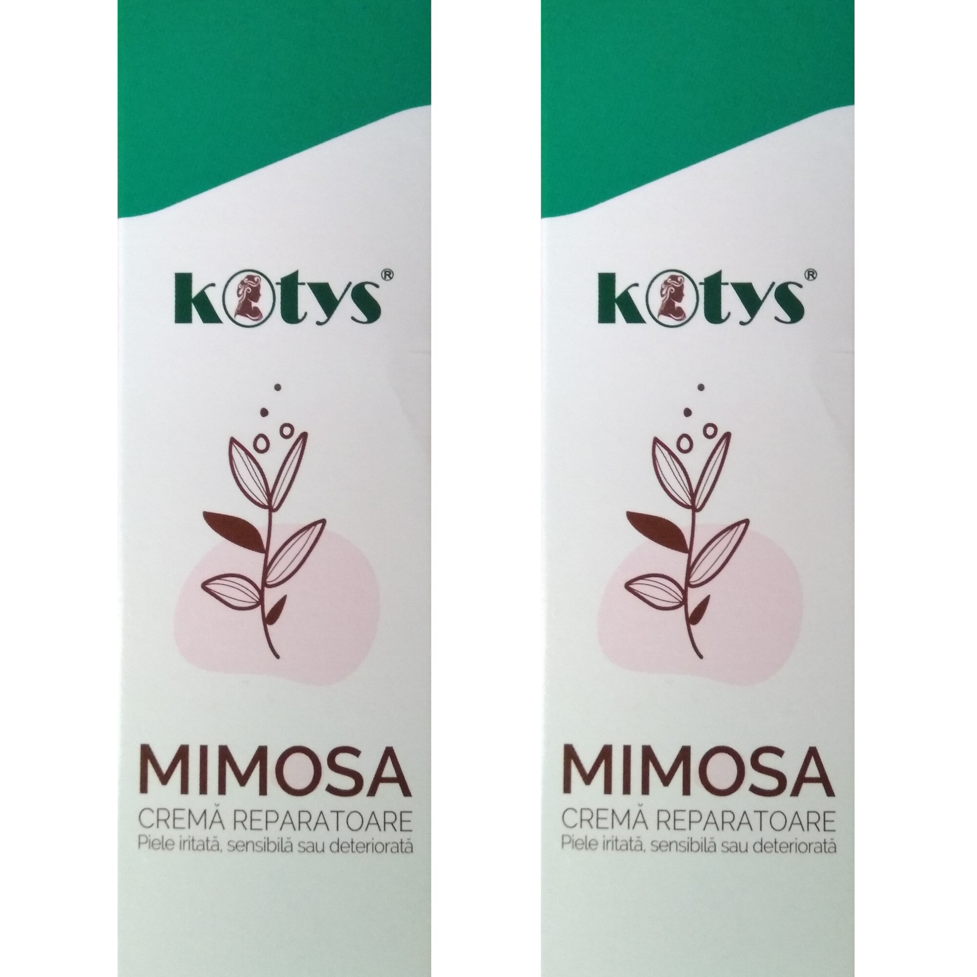 Set crema cu mimoza, Kotys Mimosa, 50g, 2 bucati - eMAG.ro
