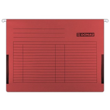 Set 5 Dosare Suspendabile A4, cu Burduf si Eticheta, Capacitate Maxima 400 Foi, Rosu Set 5 Dosare Suspendabile A4, cu Burduf si Eticheta, Capacitate Maxima 400 Foi, Rosu
