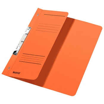 Dosar incopciat 1/2 Leitz, carton, portocaliu Dosar incopciat 1/2 Leitz, carton, portocaliu