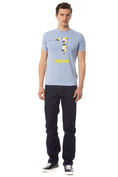 Blugi Lotta Barbat Trussardi Jeans Albastru 37 Blugi Lotta Barbat Trussardi Jeans Albastru 37