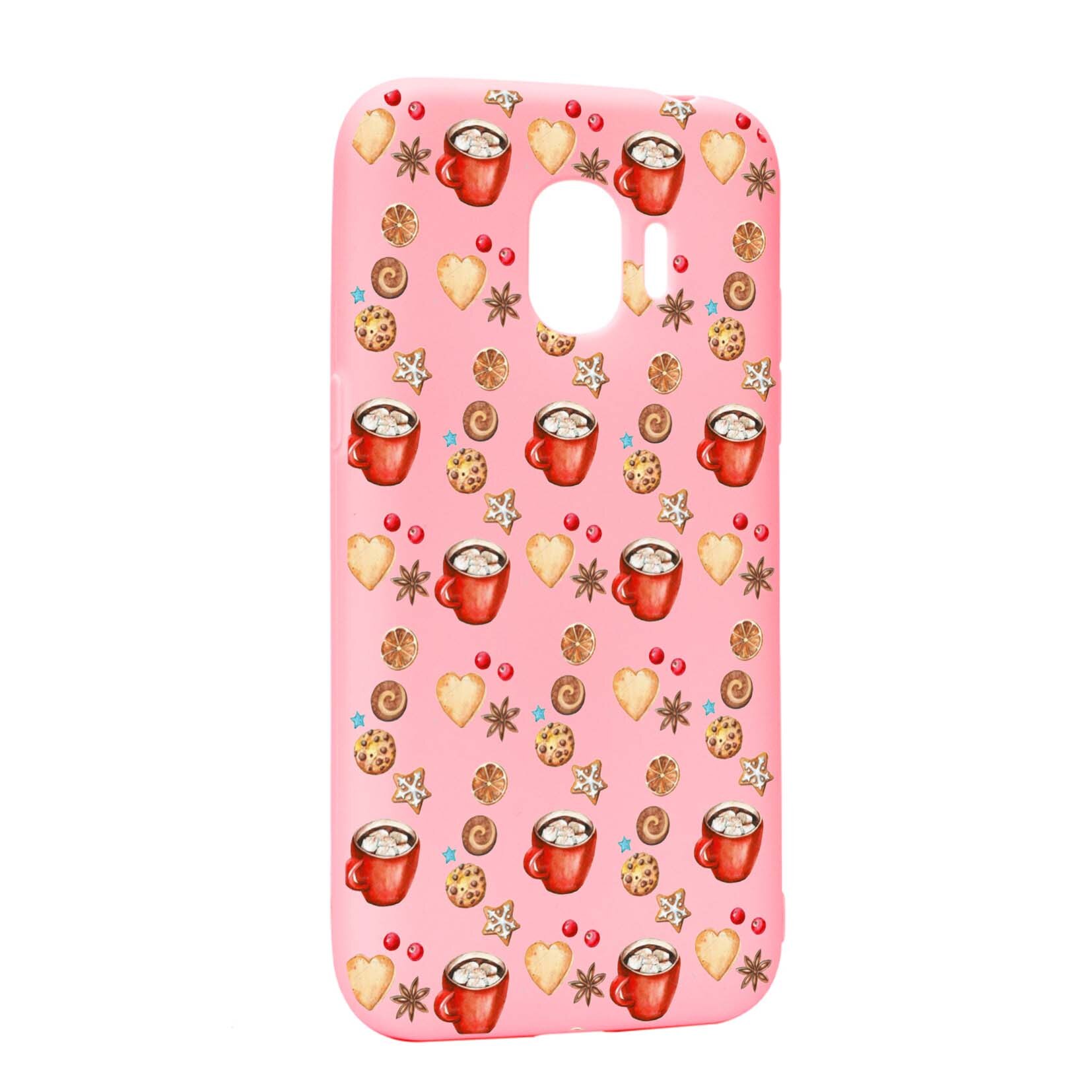 Husa de protectie Craciun, Christmas Coffee pentru Samsung Galaxy J2 Pro 2018 / J2 2018 / Grand Prime Pro, rezistenta la uzura, anti-alunecare, din silicon Premium, P343